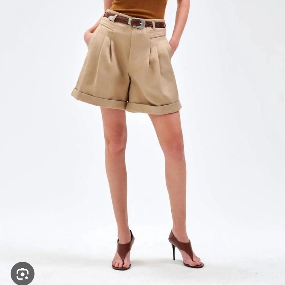 Ronny Kobo Collection Lizzie Tan Women's Shorts NWT